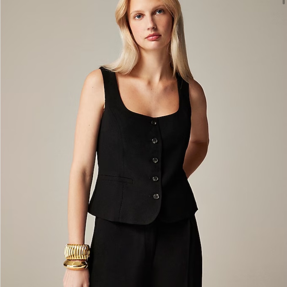 Crepe Vest | J.Crew